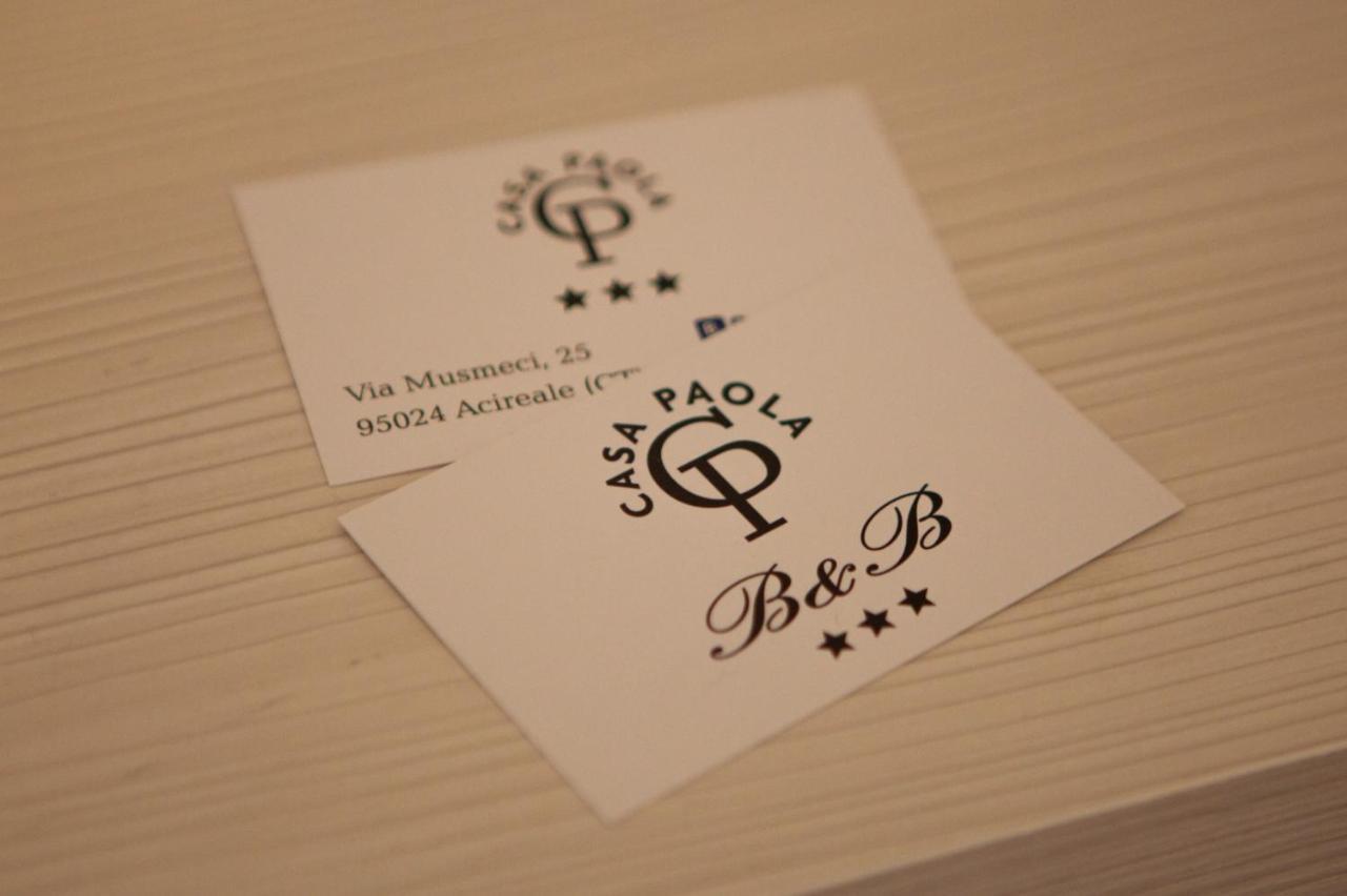 Casapaola B&B Rooms Acireale Eksteriør bilde